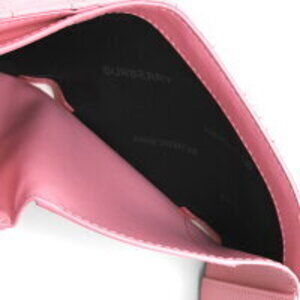 Burberry Quilted Compact Check Primrose Wallet Lola Trifold Pink